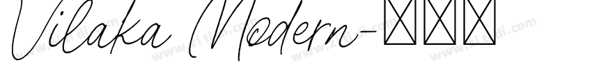 Vilaka Modern字体转换